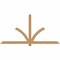Ekena Millwork Redmond Smooth Timber Gable Bracket, Western Red Cedar, 84"W x 42"H x 3 1/2"D x 3 1/2"F, 12/12 Pitch GBW084X42X0404RED00SWR - alternate 1
